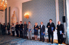 Předávání titulu městys