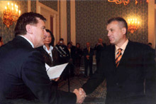 Předávání titulu městys