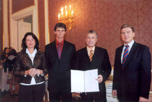 Předávání titulu městys